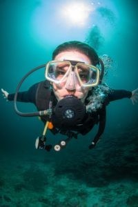 Ryan Szatkowski scuba diving